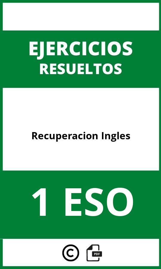 Ejercicios Recuperacion Ingles 1 ESO PDF