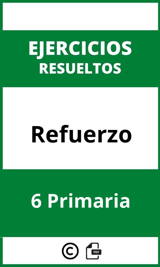 Ejercicios Refuerzo 6 Primaria PDF