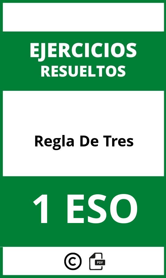 Ejercicios Regla De Tres 1 ESO PDF