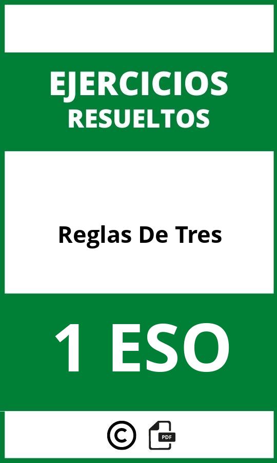 Ejercicios Reglas De Tres 1 ESO PDF