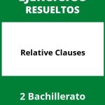 Ejercicios Relative Clauses 2 Bachillerato PDF