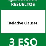 Ejercicios Relative Clauses 3 ESO PDF