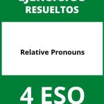 Ejercicios Relative Pronouns 4 ESO PDF