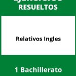 Ejercicios Relativos Ingles 1 Bachillerato PDF