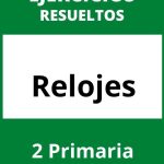 Ejercicios Relojes 2 Primaria PDF