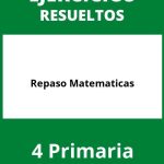 Ejercicios Repaso 4 Primaria Matematicas PDF