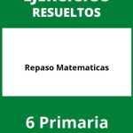 Ejercicios Repaso 6 Primaria Matematicas PDF