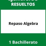 Ejercicios Repaso Algebra 1 Bachillerato PDF