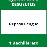 Ejercicios Repaso Lengua 1 Bachillerato PDF