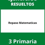 Ejercicios Repaso Matematicas 3 Primaria PDF