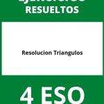 Ejercicios Resolucion Triangulos 4 ESO PDF