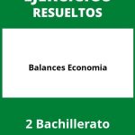 Ejercicios  Balances Economia 2 Bachillerato PDF