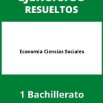 Ejercicios  Economia 1 Bachillerato Ciencias Sociales PDF