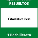 Ejercicios  Estadistica 1 Bachillerato Ccss PDF