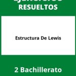 Ejercicios  Estructura De Lewis 2 Bachillerato PDF