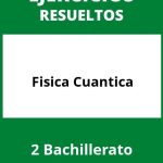 Ejercicios  Fisica Cuantica 2 Bachillerato PDF