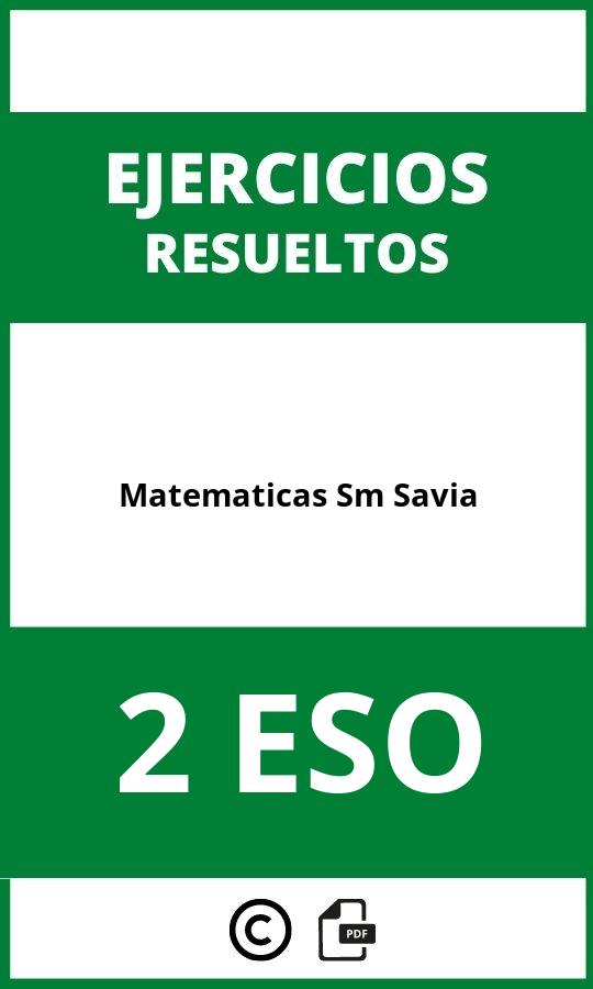 Ejercicios  Matematicas 2 ESO Sm Savia PDF