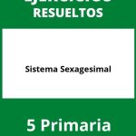 Ejercicios  Sistema Sexagesimal 5 Primaria PDF Ejercicios  Sistema Sexagesimal 5 Primaria PDF