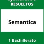 Ejercicios Semántica 1 Bachillerato  PDF