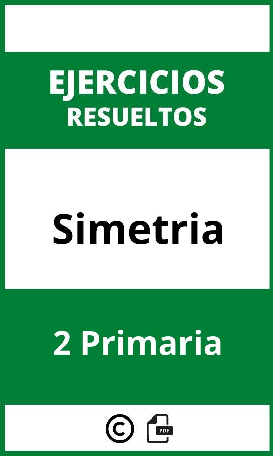 Ejercicios Simetria 2 Primaria PDF