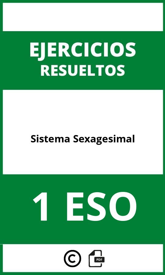 Ejercicios Sistema Sexagesimal 1 ESO PDF