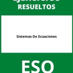 Ejercicios Sistemas De Ecuaciones ESO PDF