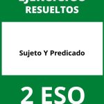 Ejercicios Sujeto Y Predicado 2 ESO PDF