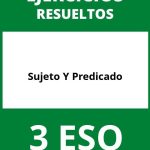 Ejercicios Sujeto Y Predicado 3 ESO PDF