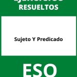 Ejercicios Sujeto Y Predicado ESO PDF