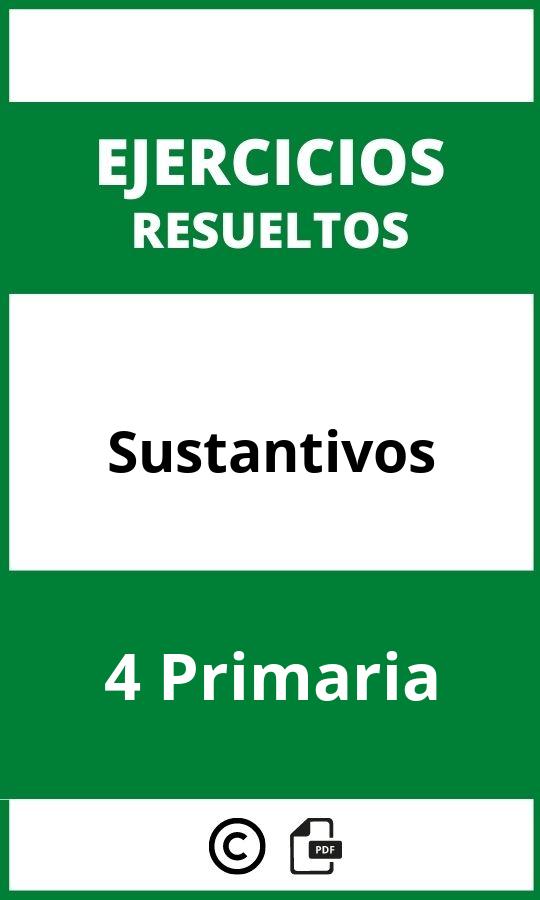 Ejercicios Sustantivos 4 Primaria PDF