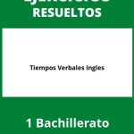 Ejercicios Tiempos Verbales Ingles 1 Bachillerato PDF