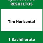 Ejercicios Tiro Horizontal 1 Bachillerato PDF