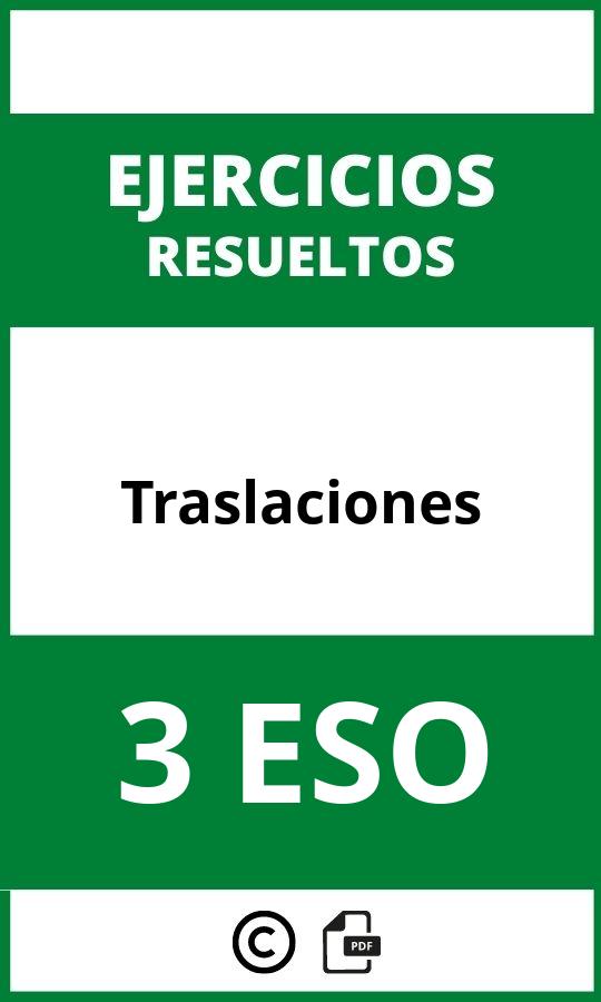 Ejercicios Traslaciones 3 ESO PDF