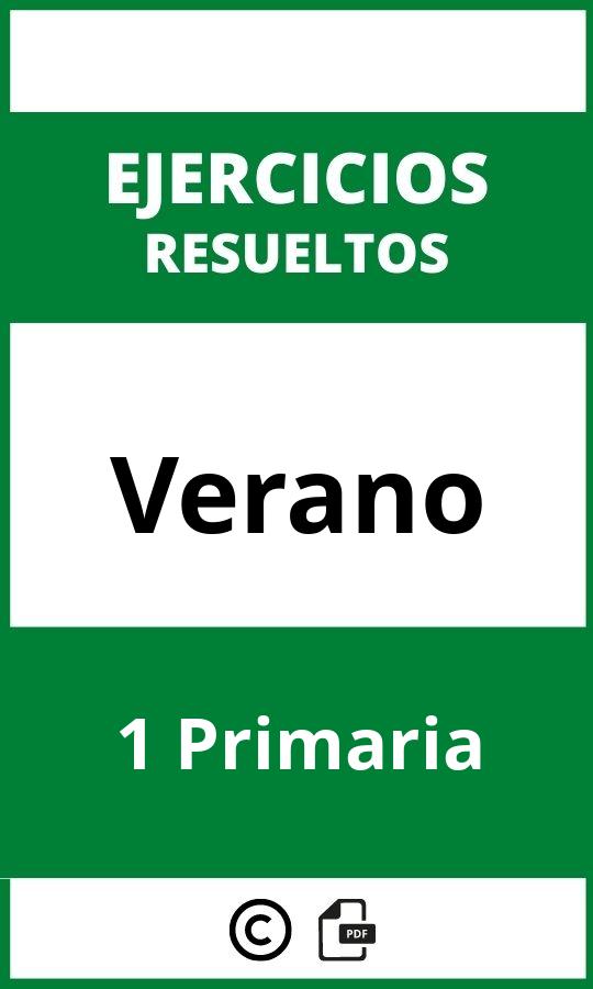 Ejercicios Verano 1 Primaria PDF