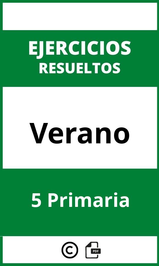 Ejercicios Verano 5 Primaria PDF