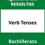 Ejercicios Verb Tenses Bachillerato PDF