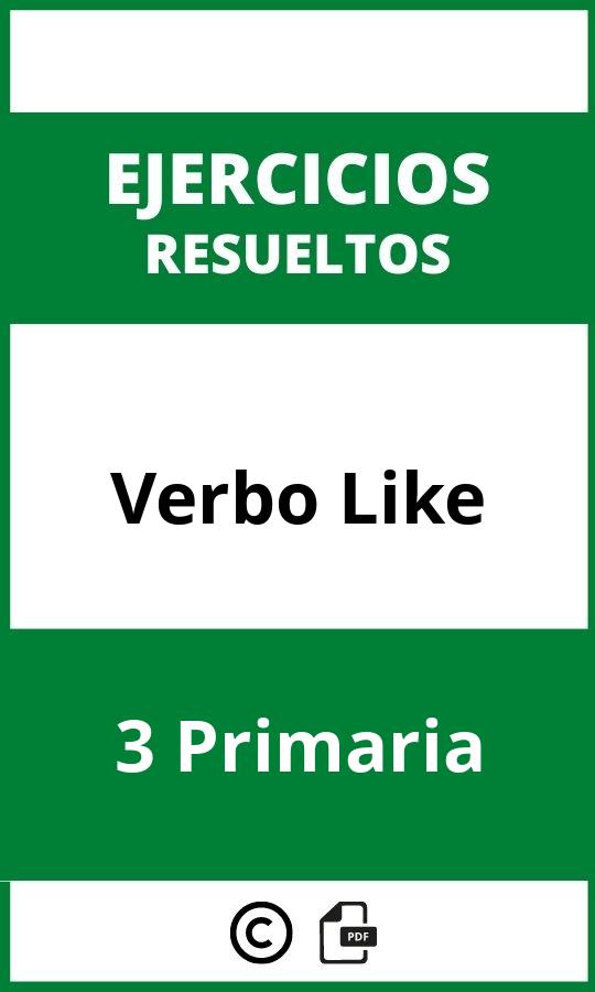 Ejercicios Verbo Like 3 Primaria PDF