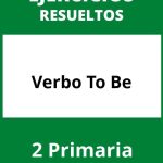 Ejercicios Verbo To Be 2 Primaria PDF