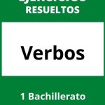 Ejercicios Verbos 1 Bachillerato PDF