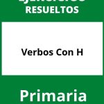 Ejercicios Verbos Con H Primaria PDF