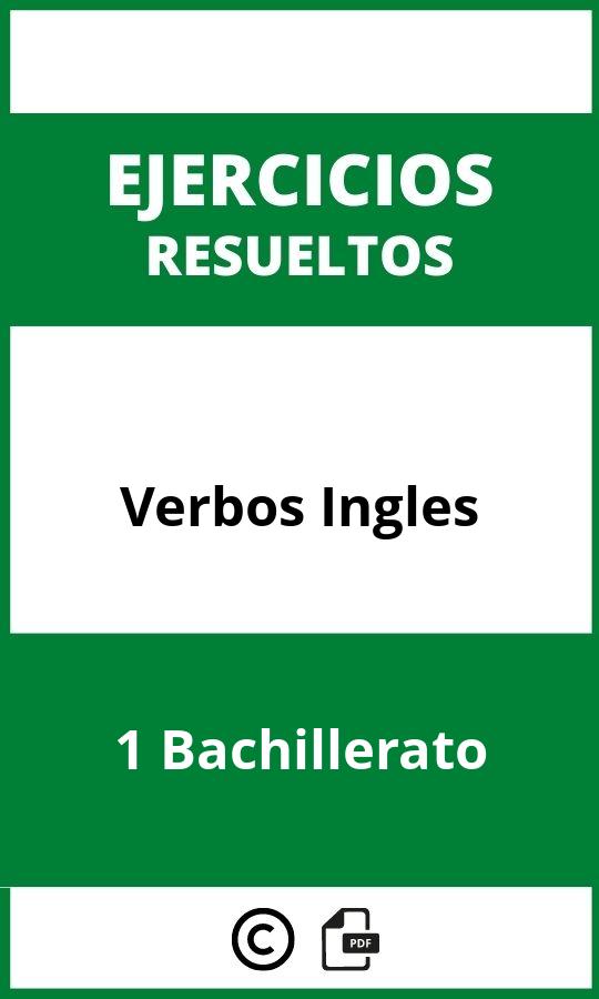 Ejercicios Verbos Ingles 1 Bachillerato PDF