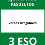 Ejercicios Verbos Irregulares PDF 3 ESO