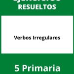 Ejercicios Verbos Irregulares 5 Primaria PDF