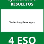 Ejercicios Verbos Irregulares Ingles 4 ESO PDF