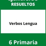 Ejercicios Verbos Lengua 6 Primaria PDF