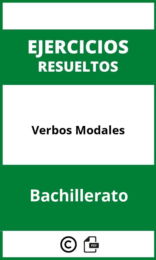 Ejercicios Verbos Modales Bachillerato PDF