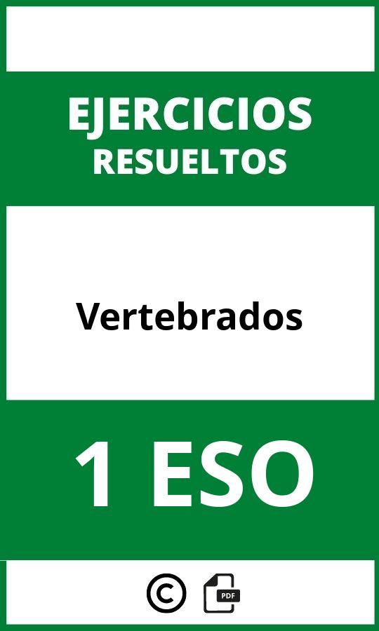 Ejercicios Vertebrados 1 ESO PDF