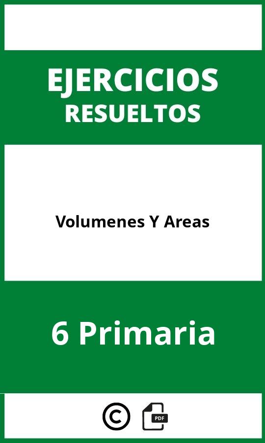 Ejercicios Volumenes Y Areas 6 Primaria PDF