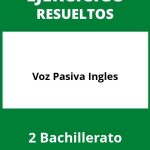 Ejercicios Voz Pasiva Ingles 2 Bachillerato PDF