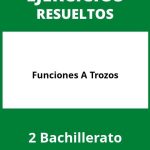 Funciones A Trozos Ejercicios  2 Bachillerato PDF